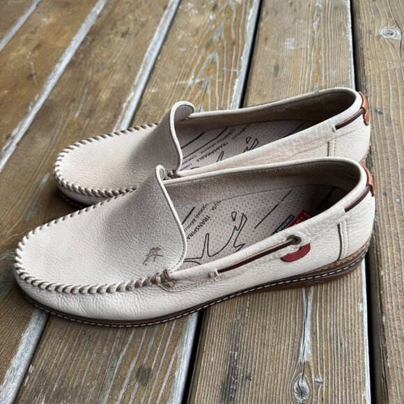 EUC Fluchos Premium Leather Cream Slip on Loafers in Men's 45 / US 12 - Picture 5 of 12